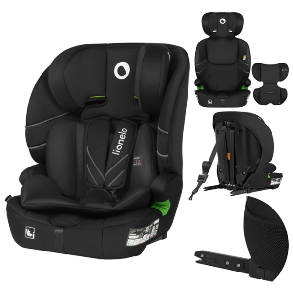 Scaun auto Lionelo Levi Fix LN.226015 Black 15 luni - 12 ani, 36 kg photo 3