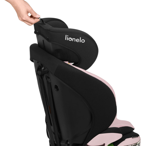 Scaun auto Lionelo Levi Fix LN.226511 Pink 15 luni - 12 ani, 36 kg photo 9