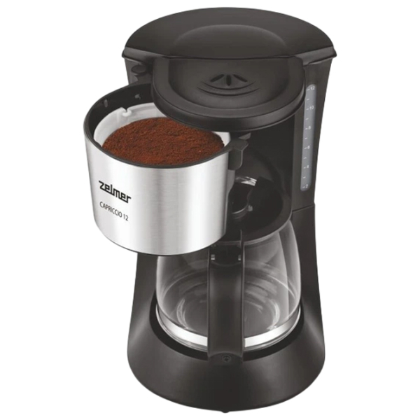 Aparat de cafea ZELMER ZCM1200 Black 680 W, 1.6 l,  photo 2