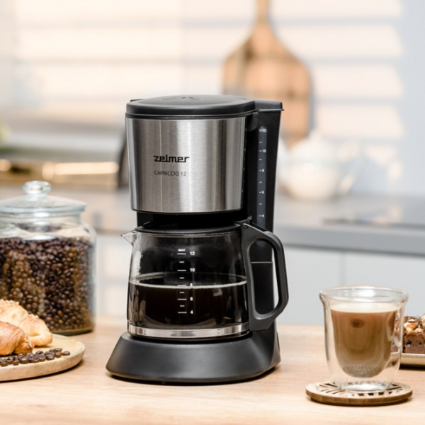 Aparat de cafea ZELMER ZCM1200 Black 680 W, 1.6 l,  photo 7
