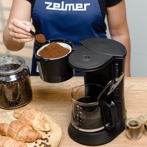 Aparat de cafea ZELMER ZCM1200 Black 680 W, 1.6 l,  photo 8