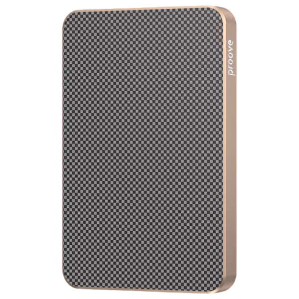 Power Bank 5000 мАч Proove Carbon Slim (20 Вт) Светлый бронзовый  photo 1