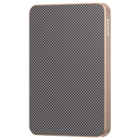 Power Bank 5000 мАч Proove Carbon Slim (20 Вт) Светлый бронзовый 