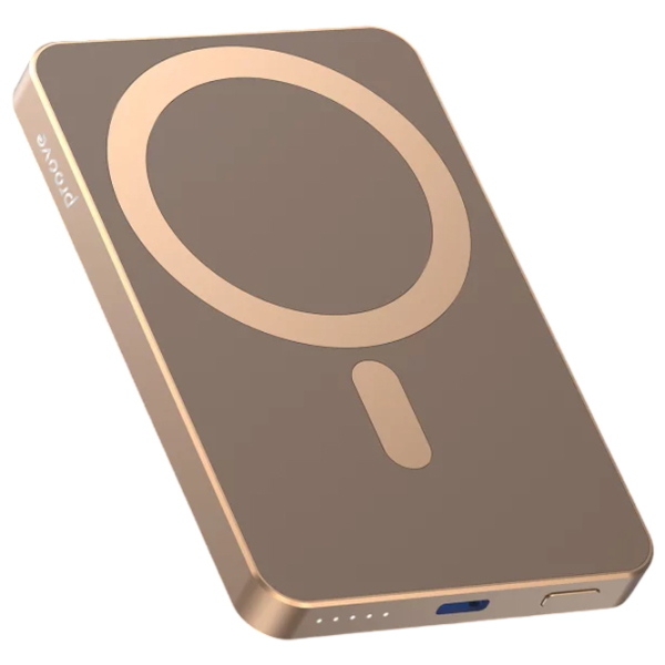 Power Bank 5000 мАч Proove Carbon Slim (20 Вт) Светлый бронзовый  photo 2