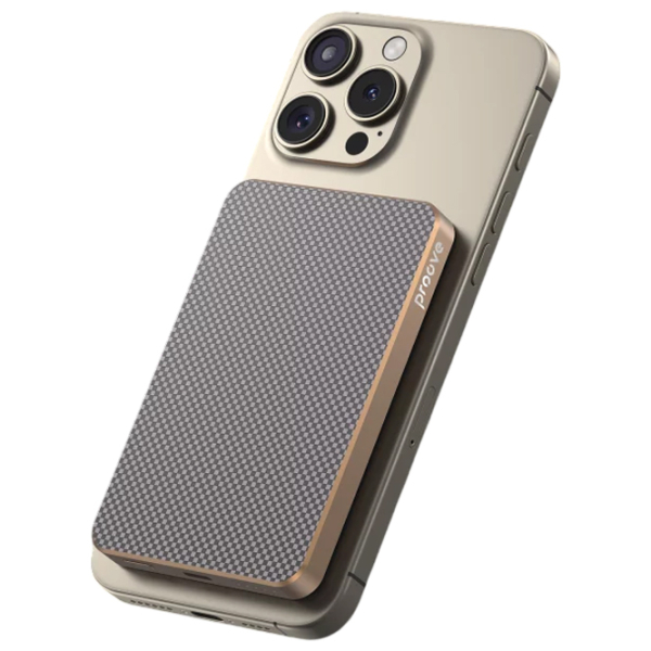 Power Bank 5000 мАч Proove Carbon Slim (20 Вт) Светлый бронзовый  photo 3