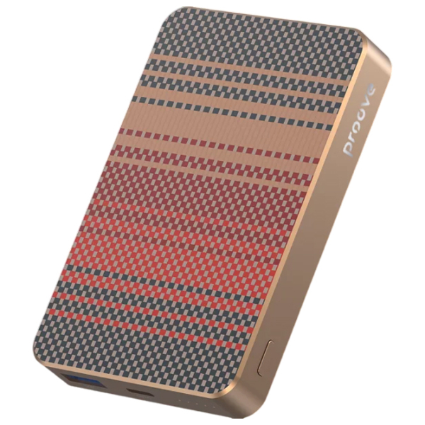 Power Bank 10000 мАч Proove Carbon Slim (22.5 Вт) Бежевый  photo 2