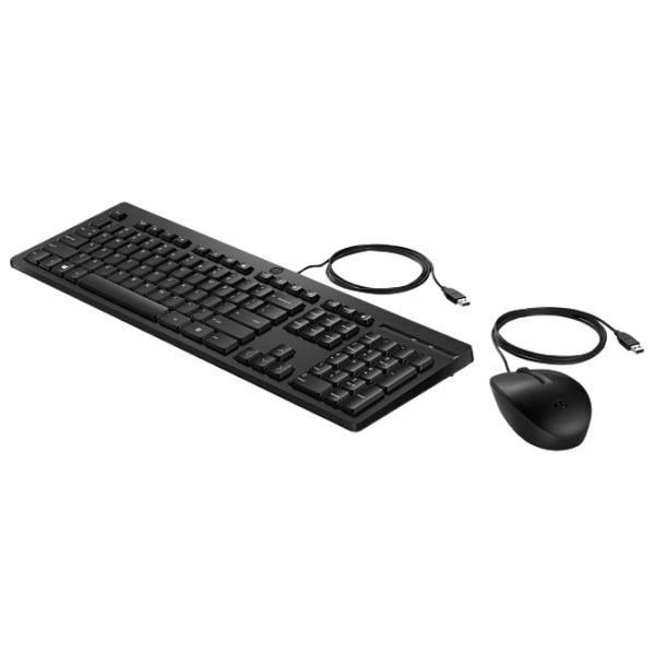 Клавиатура и Мышь HP 225 Kit Черный Для дома и офиса, Проводная photo 3