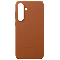 Husă pentru smartphone Samsung Galaxy S25 FE (S731) Brown Samsung, Piele artificială, Back