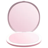 Oglindă de machiaj BelliMosa Make up Compact White Pink 