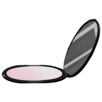 Oglindă de machiaj BelliMosa Make up Compact White Black 