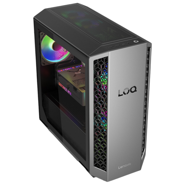 Calculator de jocuri Lenovo LOQ Tower 26ADR10 Luna Grey AMD Ryzen 7 8745HX 32 GB 1 TB GeForce RTX 5060 Ti 8 GB photo 6