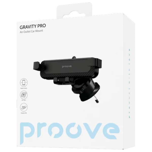 Suport pentru telefon Proove Gravity Pro Air Black  photo 3