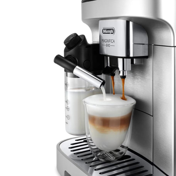 Кофемашина DeLonghi Magnifica Evo Серый 1450 Вт, 1.8 л, Thermoblock photo 2