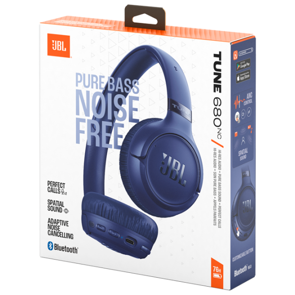 Căști JBL T680BT Blue Fără fir / Personal / Over the ear photo 10