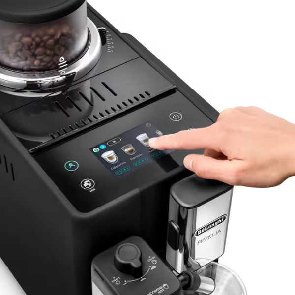 Aparat de cafea DeLonghi Rivelia Black 1450 W, 1.4 l, Thermoblock photo 2