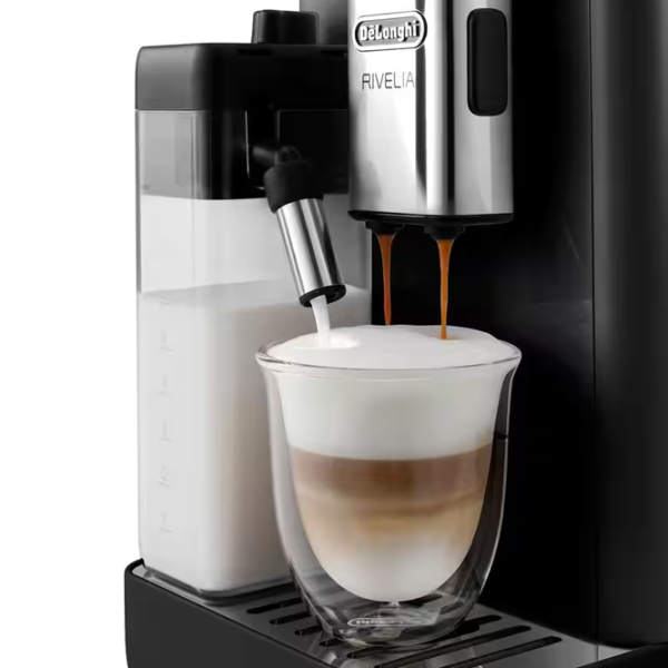 Aparat de cafea DeLonghi Rivelia Black 1450 W, 1.4 l, Thermoblock photo 5