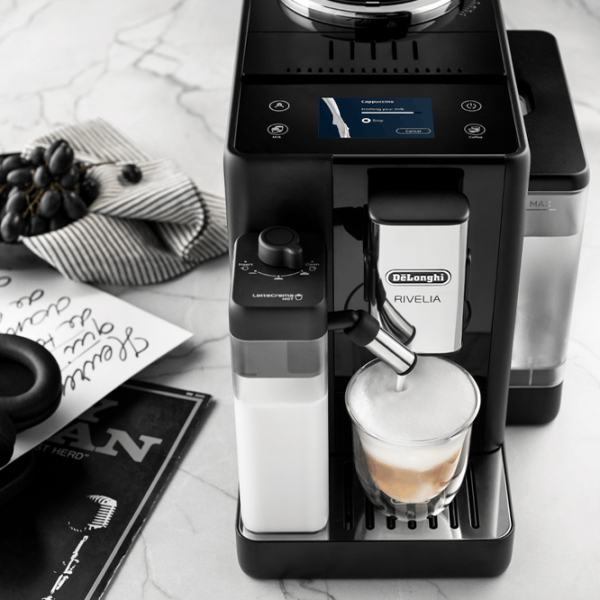 Aparat de cafea DeLonghi Rivelia Black 1450 W, 1.4 l, Thermoblock photo 11