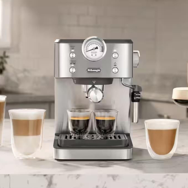 Aparat de cafea DeLonghi Linea Classic Inox 1350 W, 1.7 l, Thermoblock photo 7