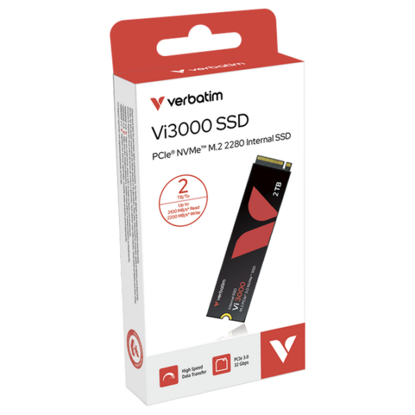 SSD Verbatim Vi3000 M.2 NVMe 2 TB Viteza de citire: 3100 MB/s,
Viteza de inscriere: 2200 MB/s photo 5
