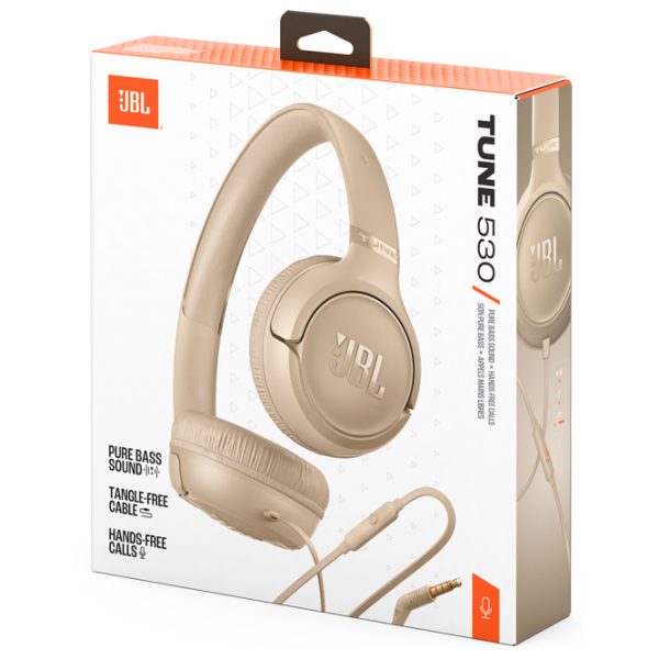 Căști JBL T530 Beige Cu fir / Personal / On the ear photo 10