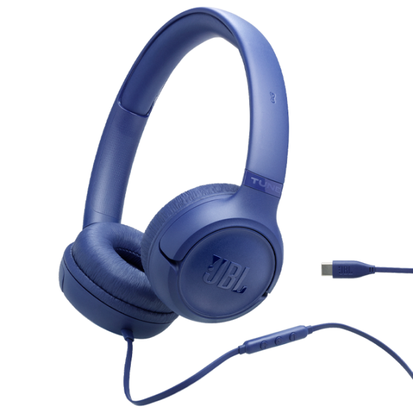 Căști JBL T530 Blue Cu fir / Personal / On the ear photo 2