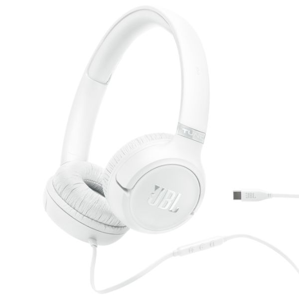 Căști JBL T530 White Cu fir / Personal / On the ear photo 2