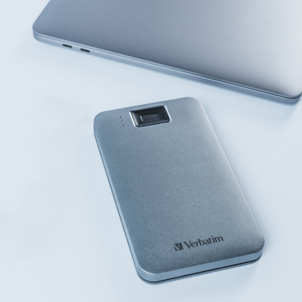 Unitate externă de stocare HDD Verbatim Executive Fingerprint Secure 1 TB Gray  photo 5