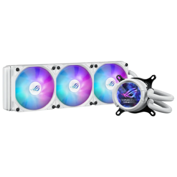 Жидкостное охлаждение Asus ROG Strix LC III 360 ARGB LCD Белый  photo 2