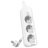 Prelungitor DELI DLET432 3 m White 