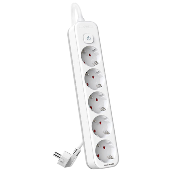 Prelungitor DELI DLET437 1.8 m White  photo 1