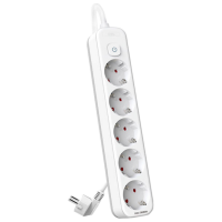 Prelungitor DELI DLET438 3 m White 