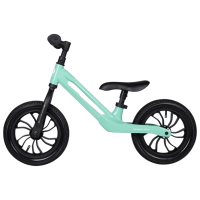 Bicicletă fără pedale Qplay Racer 10" Mint Black Metal / Pentru copii