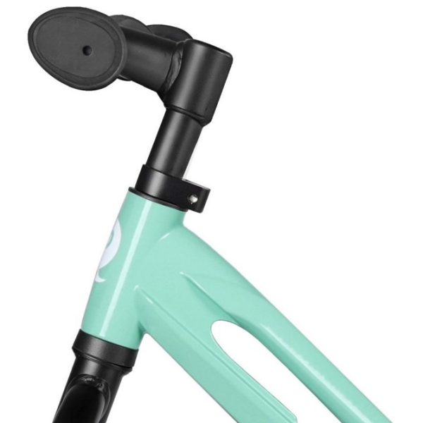 Bicicletă fără pedale Qplay Racer 10" Mint Black Metal / Pentru copii photo 2