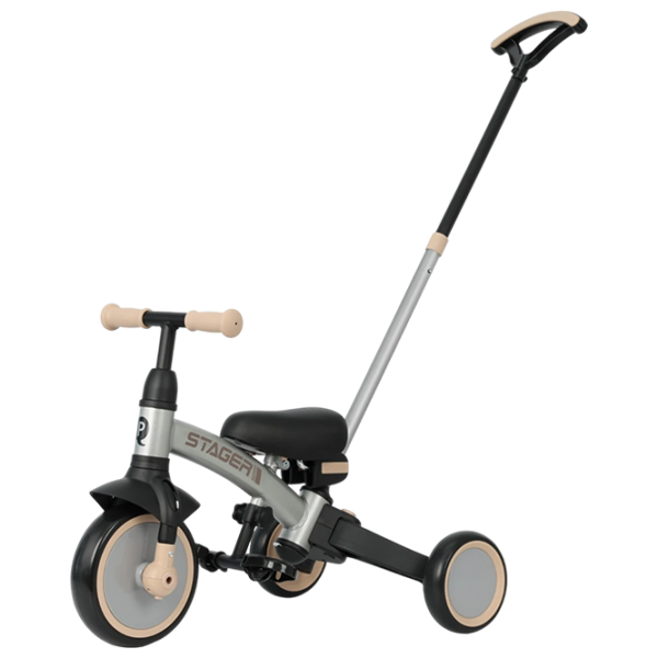 Triciclu Qplay Stager 3in1 Platinum  Metal / Pentru copii photo 1