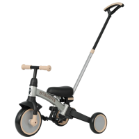 Triciclu Qplay Stager 3in1 Platinum  Metal / Pentru copii