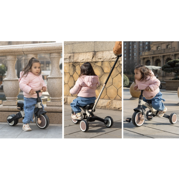 Triciclu Qplay Stager 3in1 Platinum  Metal / Pentru copii photo 4