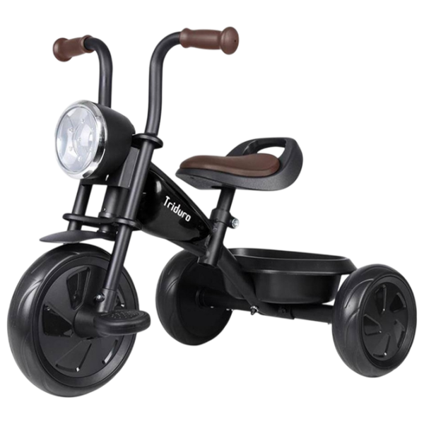 Triciclu Qplay Triduro Black  Metal / Pentru copii photo 1