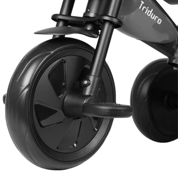 Triciclu Qplay Triduro Black  Metal / Pentru copii photo 7