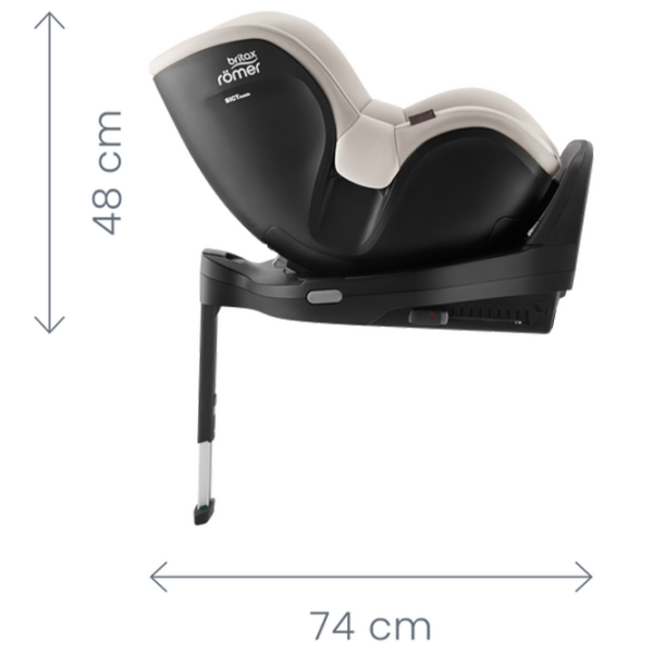Scaun auto Britax-Römer Dualfix 5Z Lux 4000984000894 Onyx Black 3 luni - 4 ani, 18 kg photo 11
