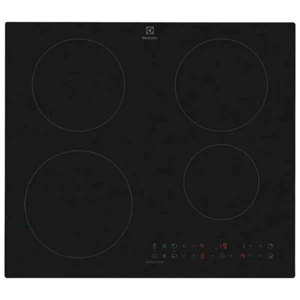 Plită încorporabilă cu inducție Electrolux EIT60433CT Black Sticlă ceramică, 7350 W photo 1