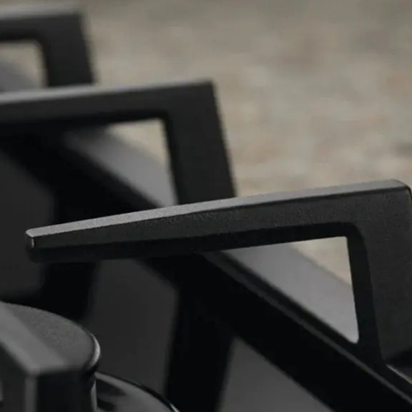 Plită încorporabilă pe gaz Electrolux KGG64362K Black Sticlă călită, Gratare: Fontă photo 4