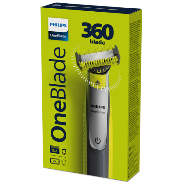 Trimmer facial Philips OneBlade 360 Green  photo 7