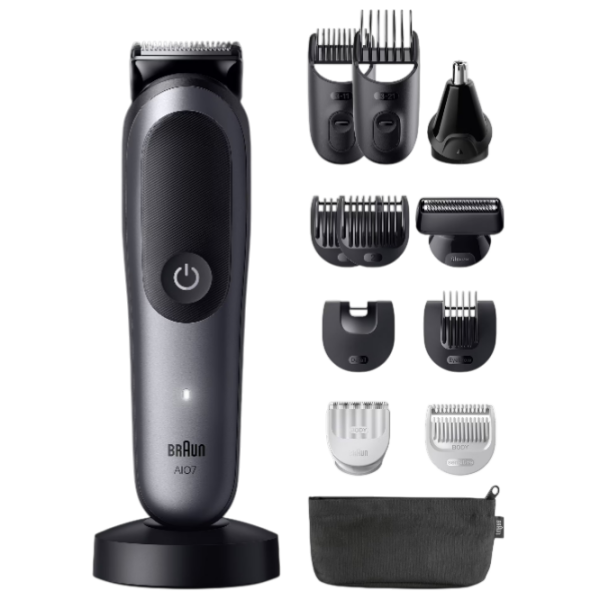 Trimmer facial Braun AIO7560 Black  photo 1