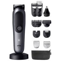 Trimmer facial Braun AIO7560 Black 