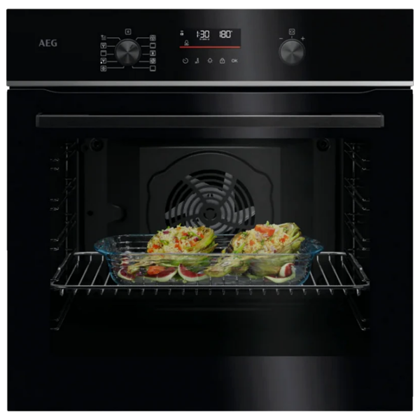 Cuptor încorporabil AEG TU5PB431SB Black A++, 72 l photo 1
