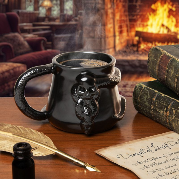 Cană Paladone Harry Potter Dark Mark Black 400 ml photo 3