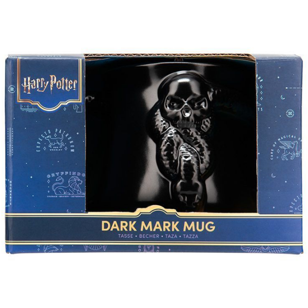 Cană Paladone Harry Potter Dark Mark Black 400 ml photo 4