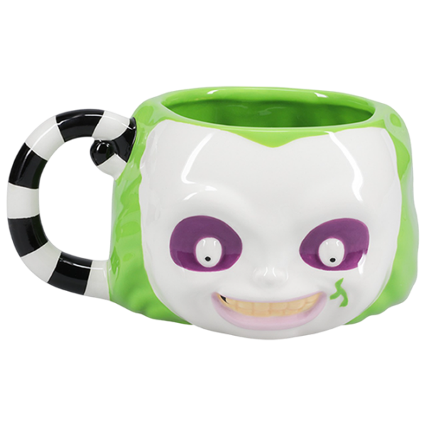 Cană Paladone Beetlejuice Shaped Mug White 650 ml photo 1