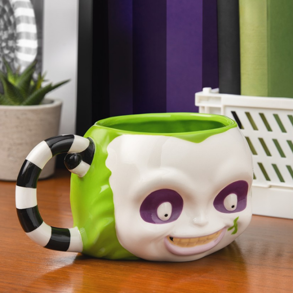 Cană Paladone Beetlejuice Shaped Mug White 650 ml photo 2