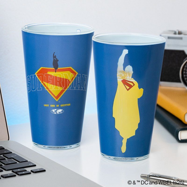 Pahar Paladone DC Superman Glass Blue 400 ml photo 3